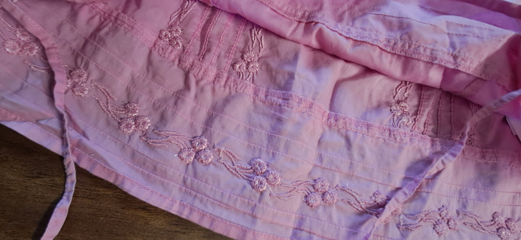 Esprit Pink Embroidered Ruffled Cami Top