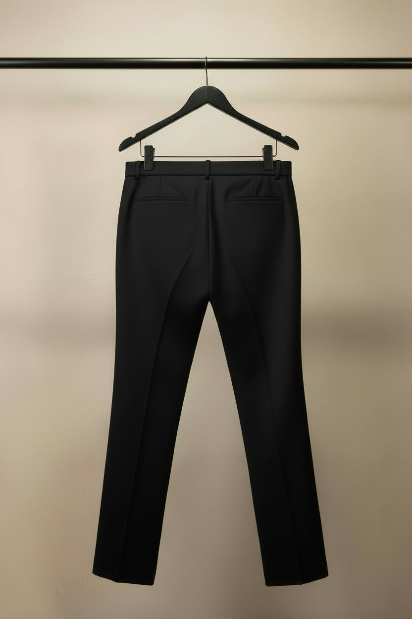 RA GARMENT Women's Black Tailored Formal Trousers Size 30
