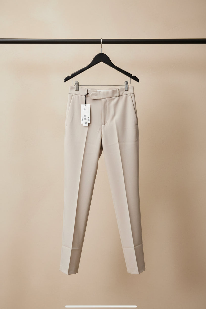 Men's Premium Slim Fit Beige Trousers