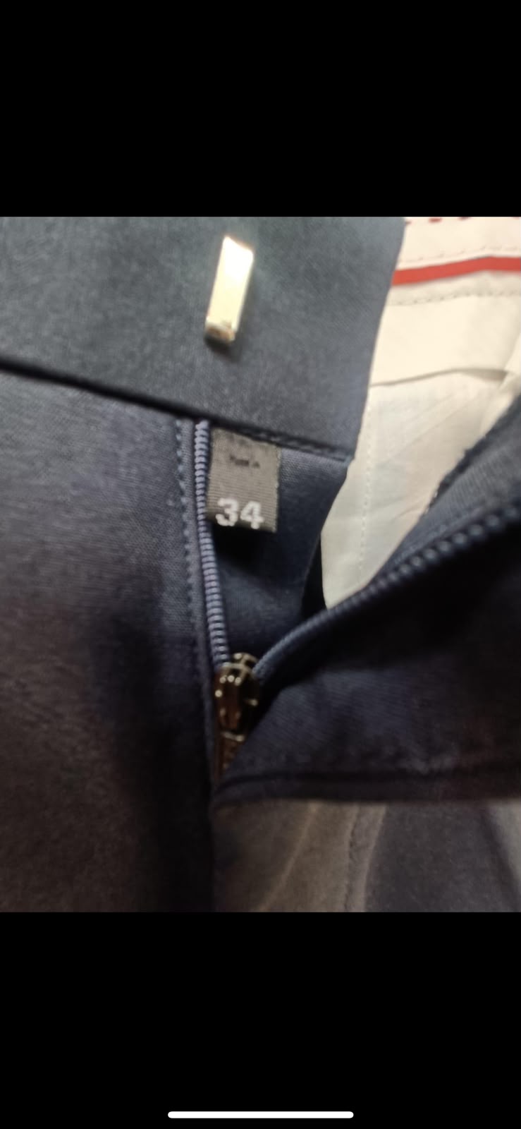 BEGINS Men's Navy Blue Formal Trousers