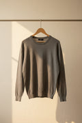 Legend Men's Grey Long Sleeve Crew Neck Sweater