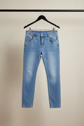 Jimmy Zone Men's Light Blue Skinny Fit Denim Jeans - Size 32