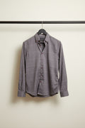 Men's Grey Checkered Full Sleeve Casual Shirt