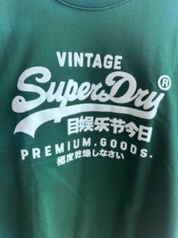 SuperDry Vintage Premium Goods Green T-shirt
