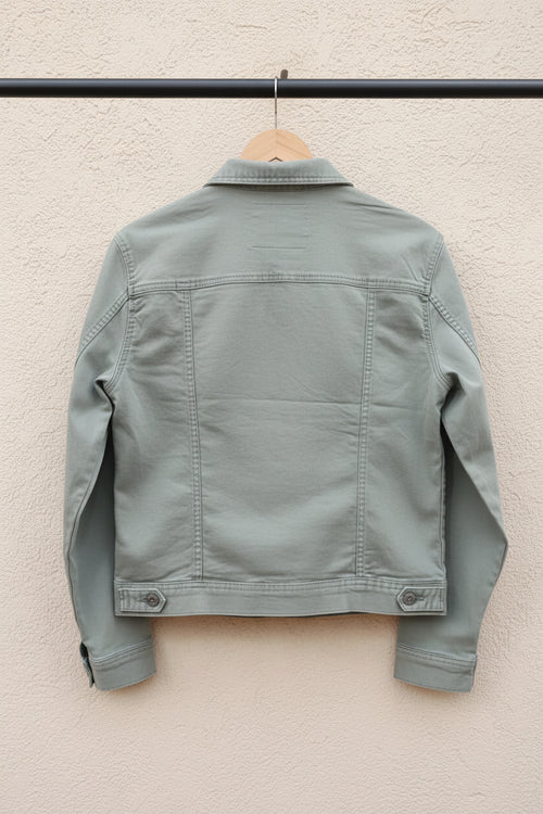 Amara Reya Women's Green Denim Jacket