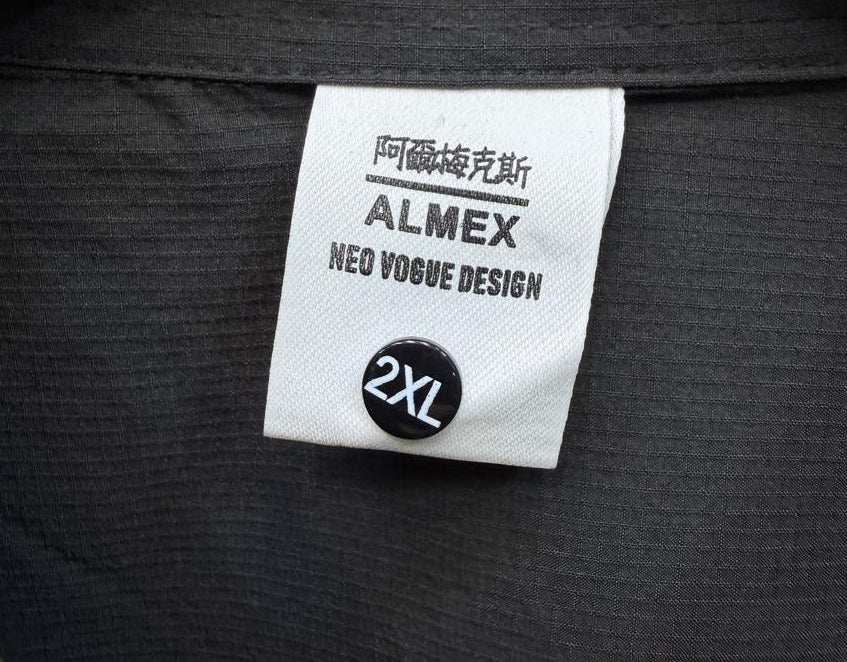 ALMEX Neo Vogue Design Men's Dark Grey Long Sleeve Shirt