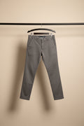 MICHAEL JOHN Men's Grey Slim Fit Chinos