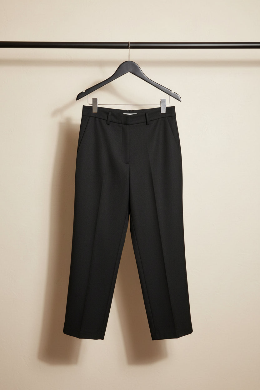 KOOLOOK Collection Women's Black Tailored Trousers