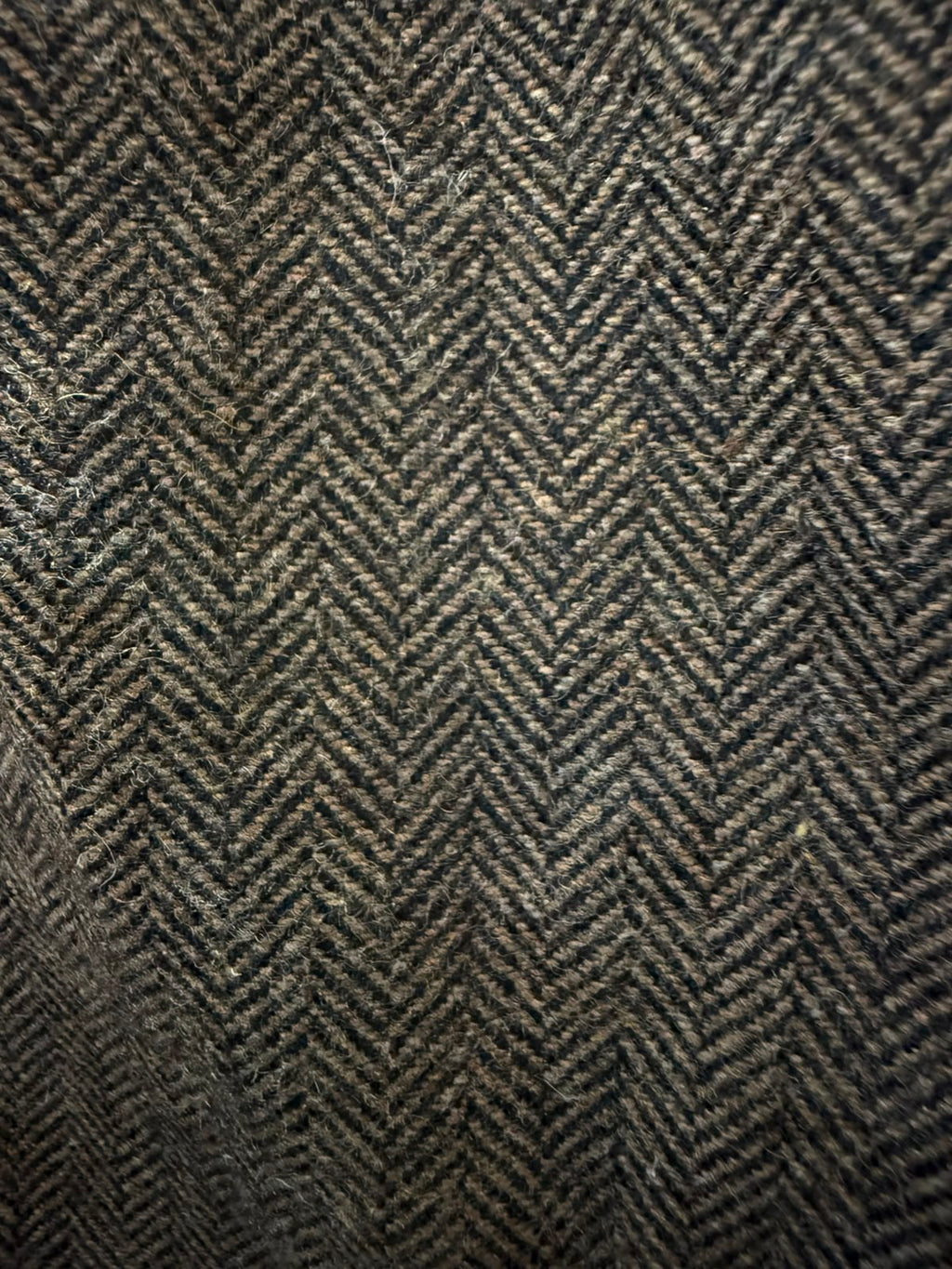 Saint Laurent Paris Women's Brown Herringbone Wool Blazer Jacket