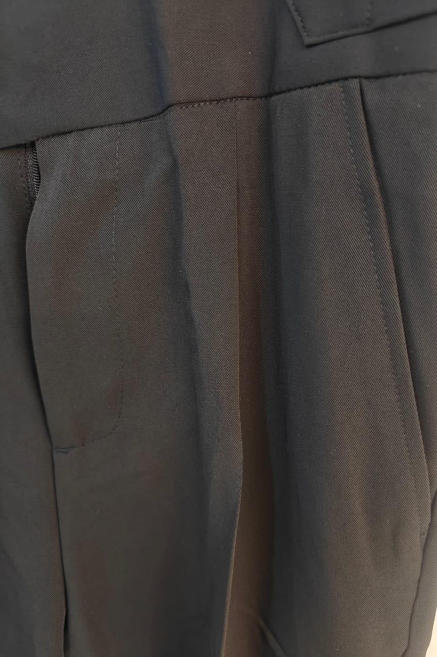 J.Jn Black Tailored Trousers with Adjustable Waist