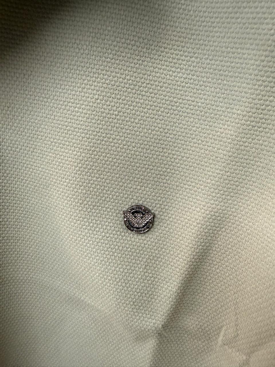 Men's Armani Exchange Olive Green Polo T-Shirt