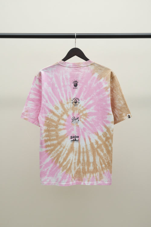 A Bathing Ape BAPE Tie-Dye Graphic T-Shirt