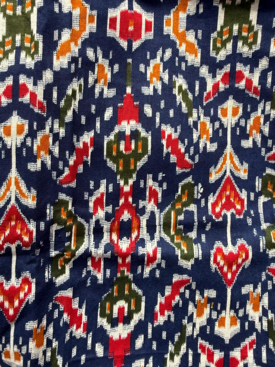 Women’s sleeveless Ikat top