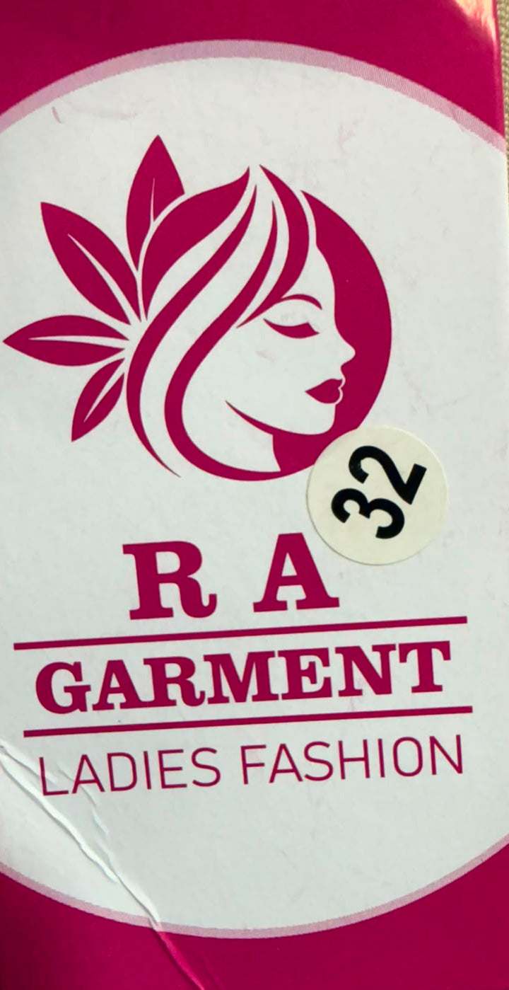RA Garment Women's Beige Straight Fit Trousers, Size 32