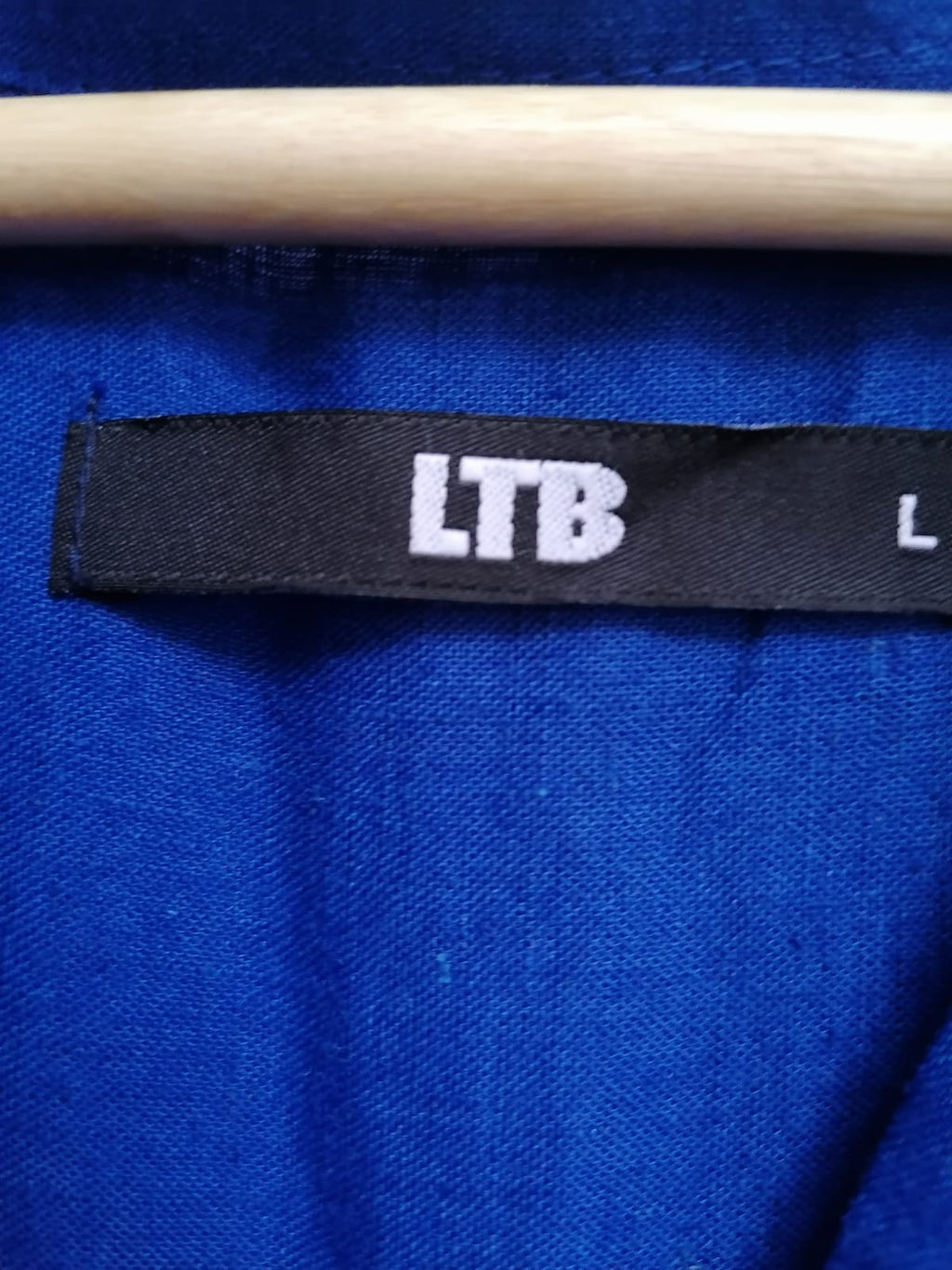 LTB Women's Royal Blue Long Sleeve Button-Up Shirt