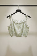 H&M Divided Floral Tie-Strap Crop Top