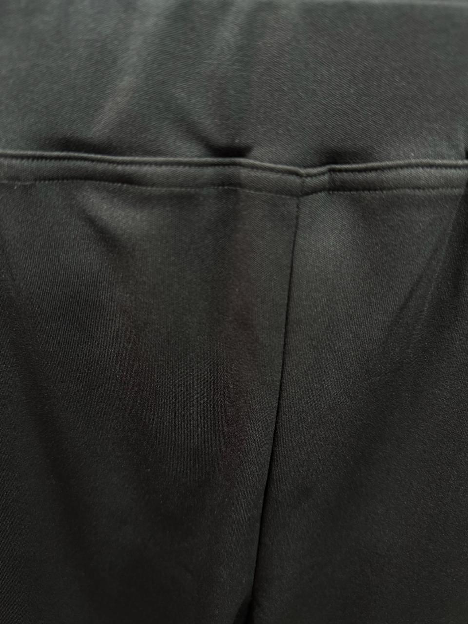 FALCON Women's Black Elastic Waist Leggings