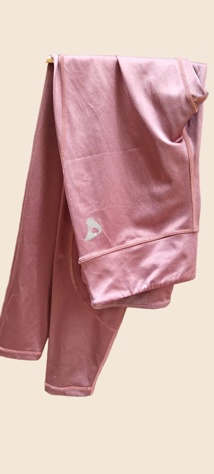 ZELOCITY Women's Pink Nylon Spandex Activewear Leggings Size L