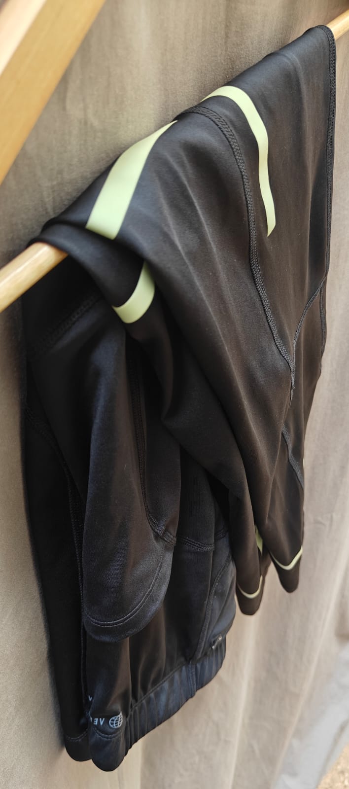 Adidas Men's Black XL Running Tights with Reflective Details