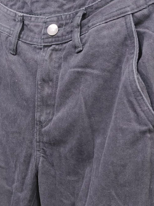 Men's  Dark Grey Relaxed Fit Cargo Pants