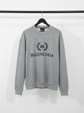 Balenciaga Grey Logo Crewneck Sweatshirt