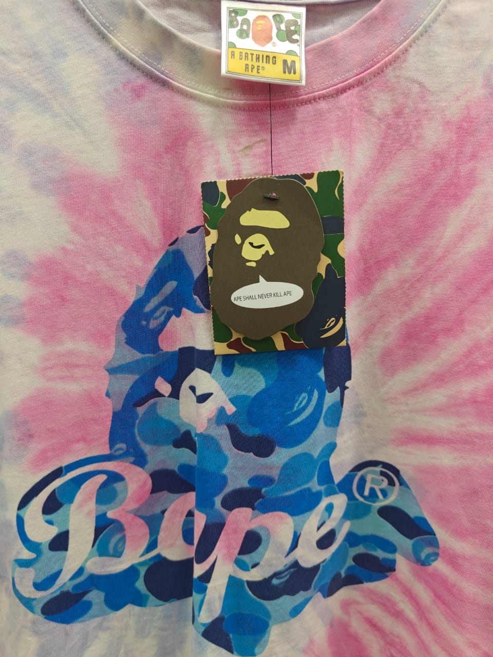 A Bathing Ape Bape Tie-Dye T-Shirt