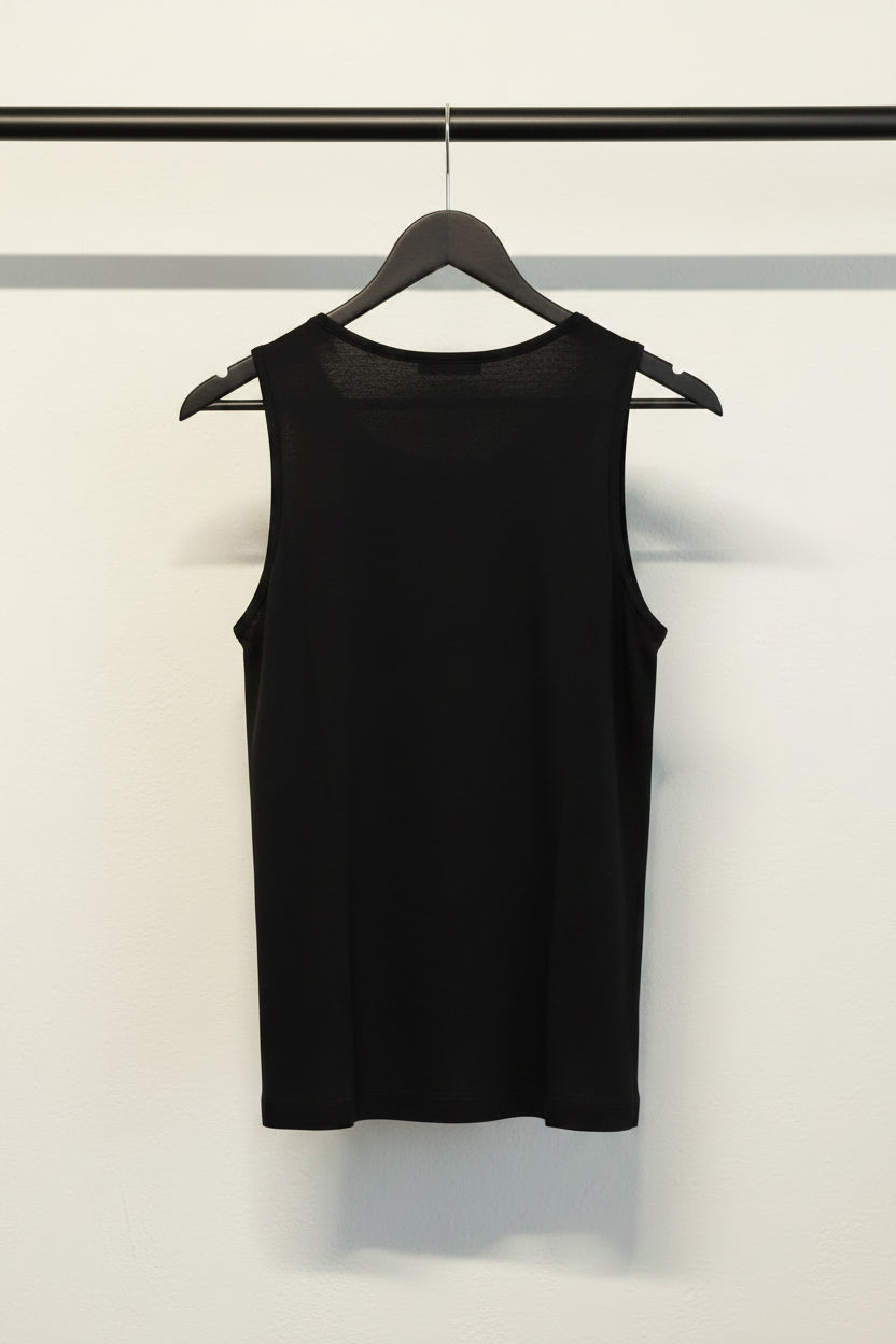 Label RITU KUMAR Women's Black Beaded Sleeveless Top