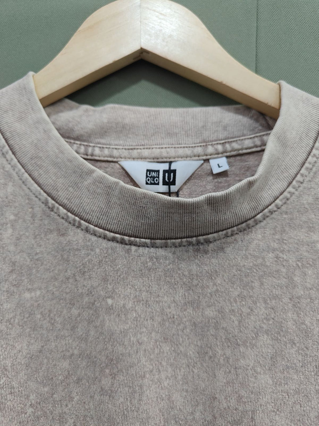 UNIQLO Men's Washed Crew Neck T-Shirt