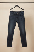 VINCHY Men's Washed Grey Slim Fit Denim Jeans