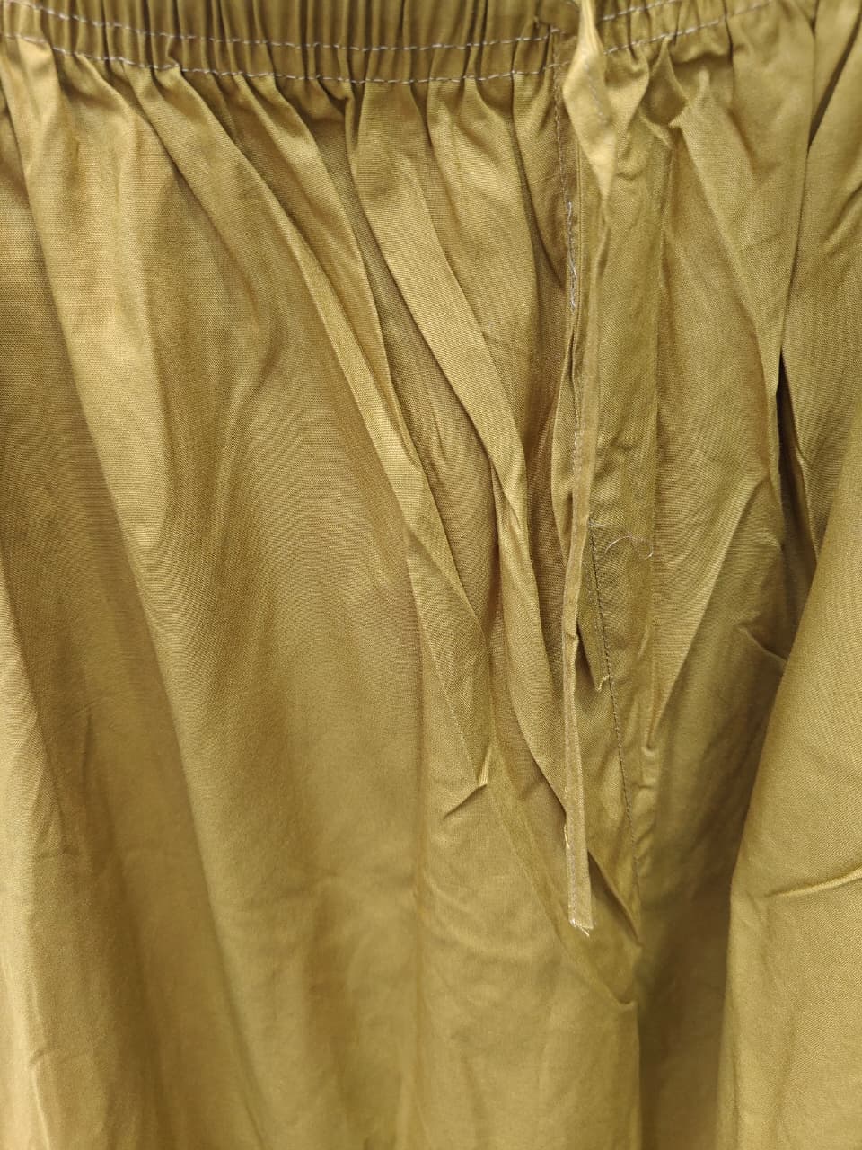 Women's Mustard Yellow Elasticated Waist Palazzo Pants