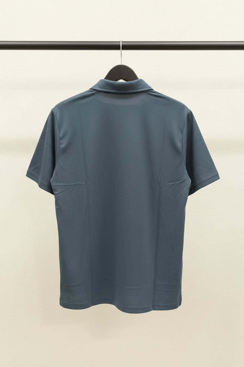 ESSENTIALS FEAR OF GOD Men's Navy Blue Polo Shirt with Pocket