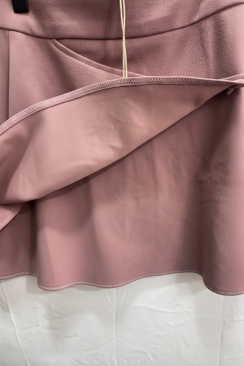 Texture Neola Women's Pink Asymmetric Mini Skirt
