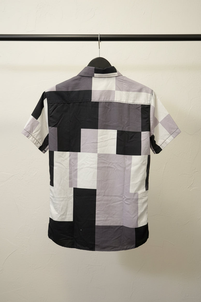 Bangkok Geometric Print Short Sleeve Shirt