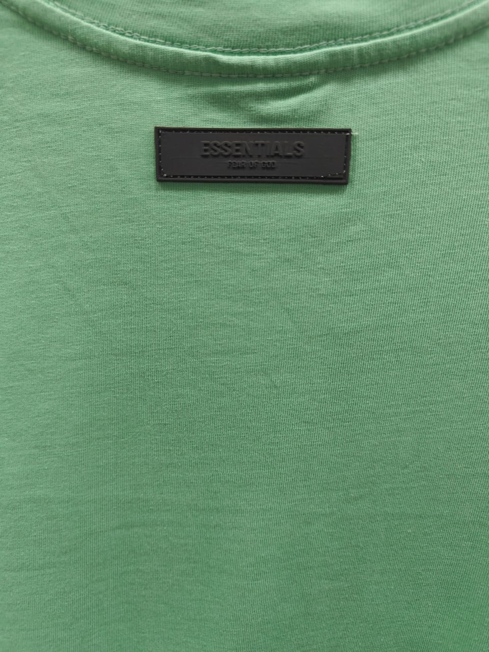ESSENTIALS Fear of God Men's Green Graphic Print T-Shirt