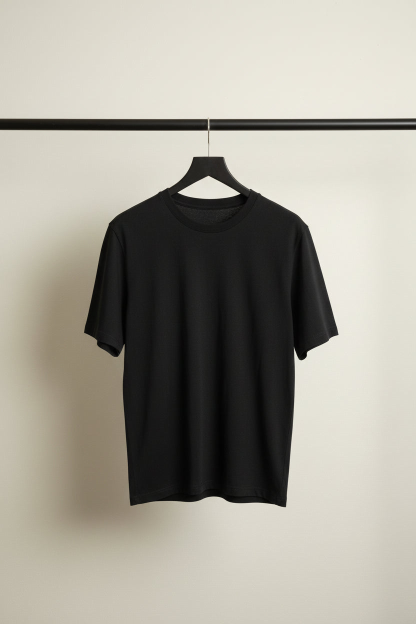MONDAY Black Short Sleeve T-Shirt