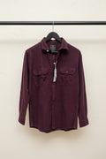 Men's Maroon Corduroy Full Sleeve Shirt