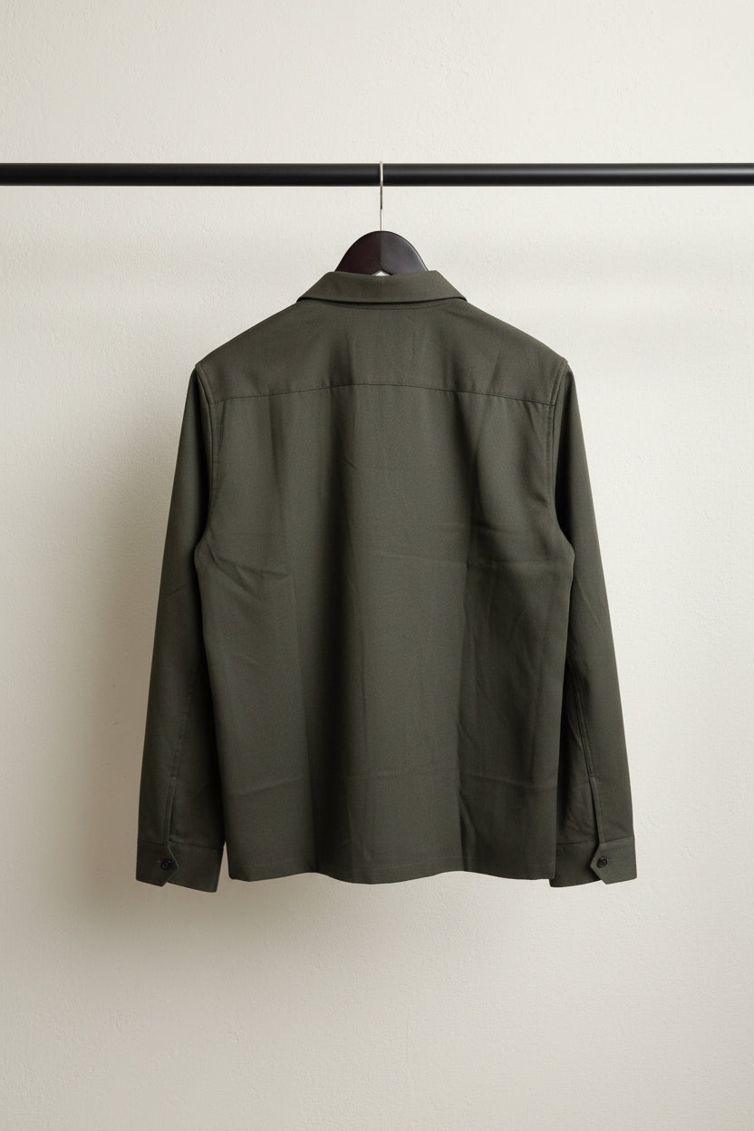 E-EDIT Men's Olive Green Premium Quality Full Sleeve Shirt