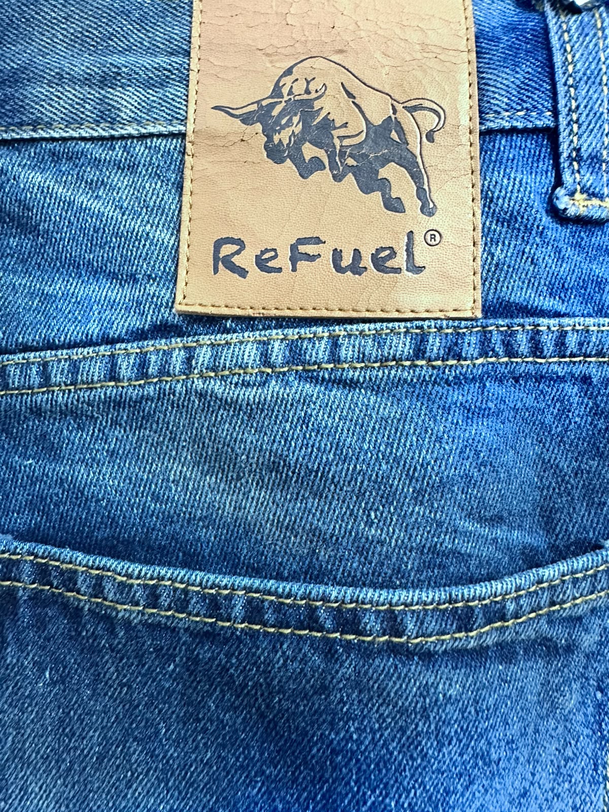 ReFuel Men's Blue Distressed Denim Shorts