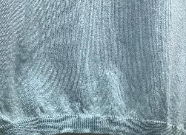 Women's Sky Blue Sleeveless Knit Top