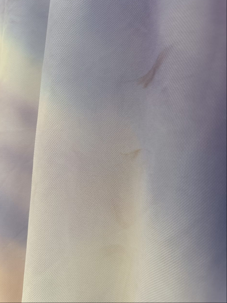 DIVIDED H&M Women's XS Multicolor Tie-Dye Strapless Bodycon Maxi Dress