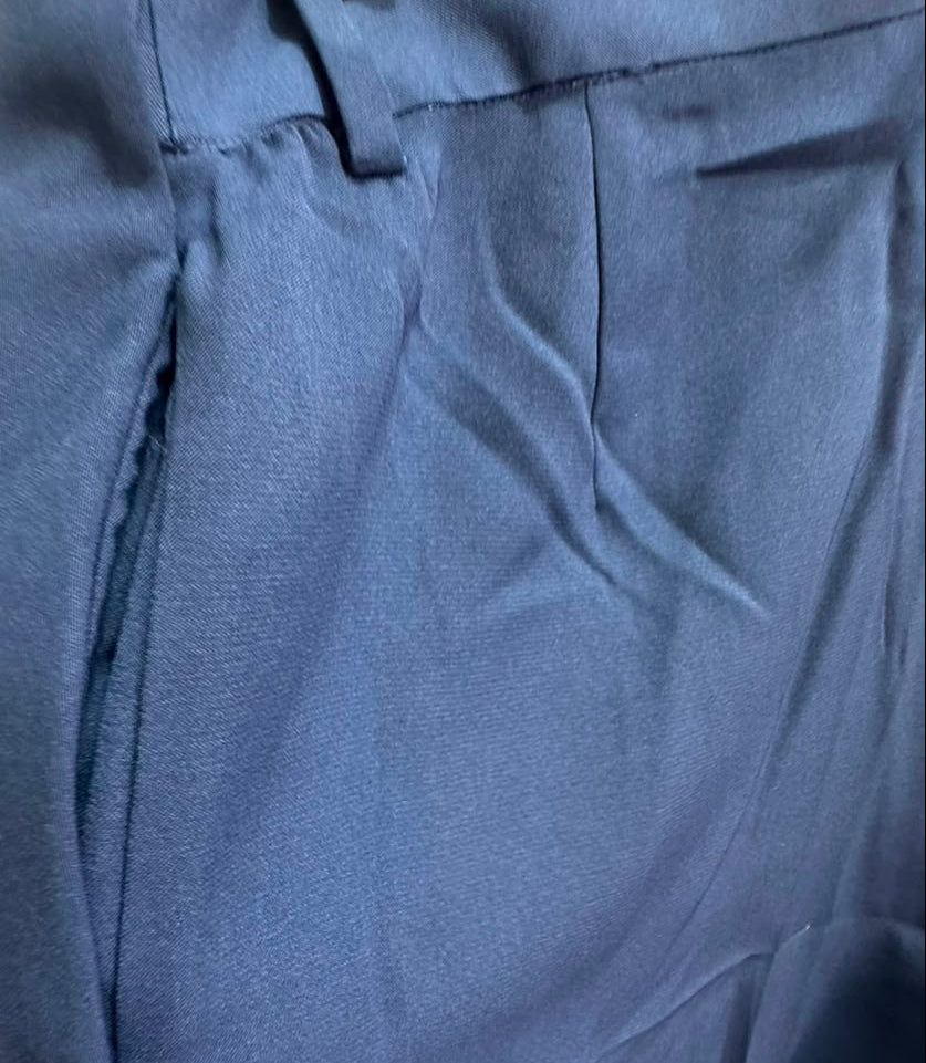 Navy Blue Tailored Trousers for Women