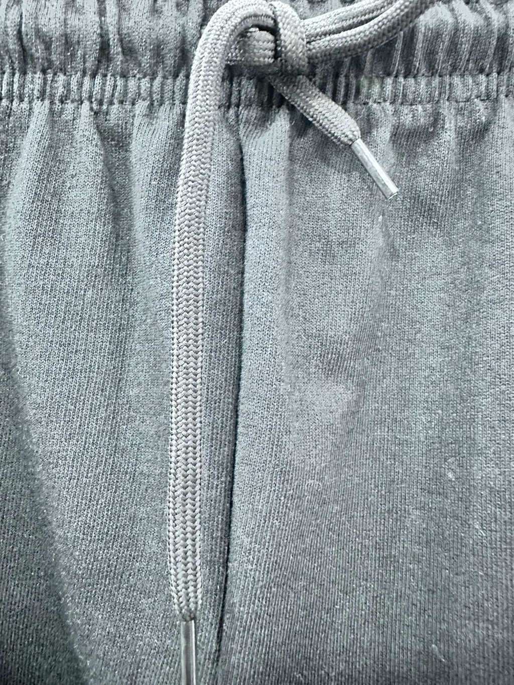 Men's Black Graphic Print Drawstring Fleece Shorts