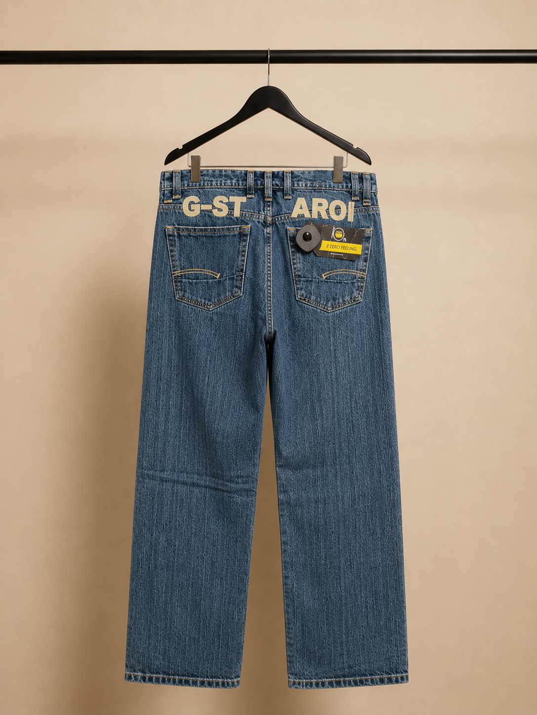 G-STAR Distressed Blue Denim Jeans