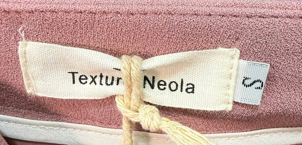 Neola Women's Pink Asymmetric A-Line Mini Skirt