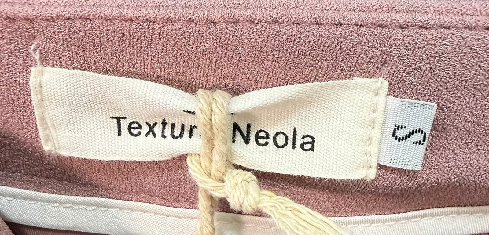 Neola Women's Pink Asymmetric A-Line Mini Skirt