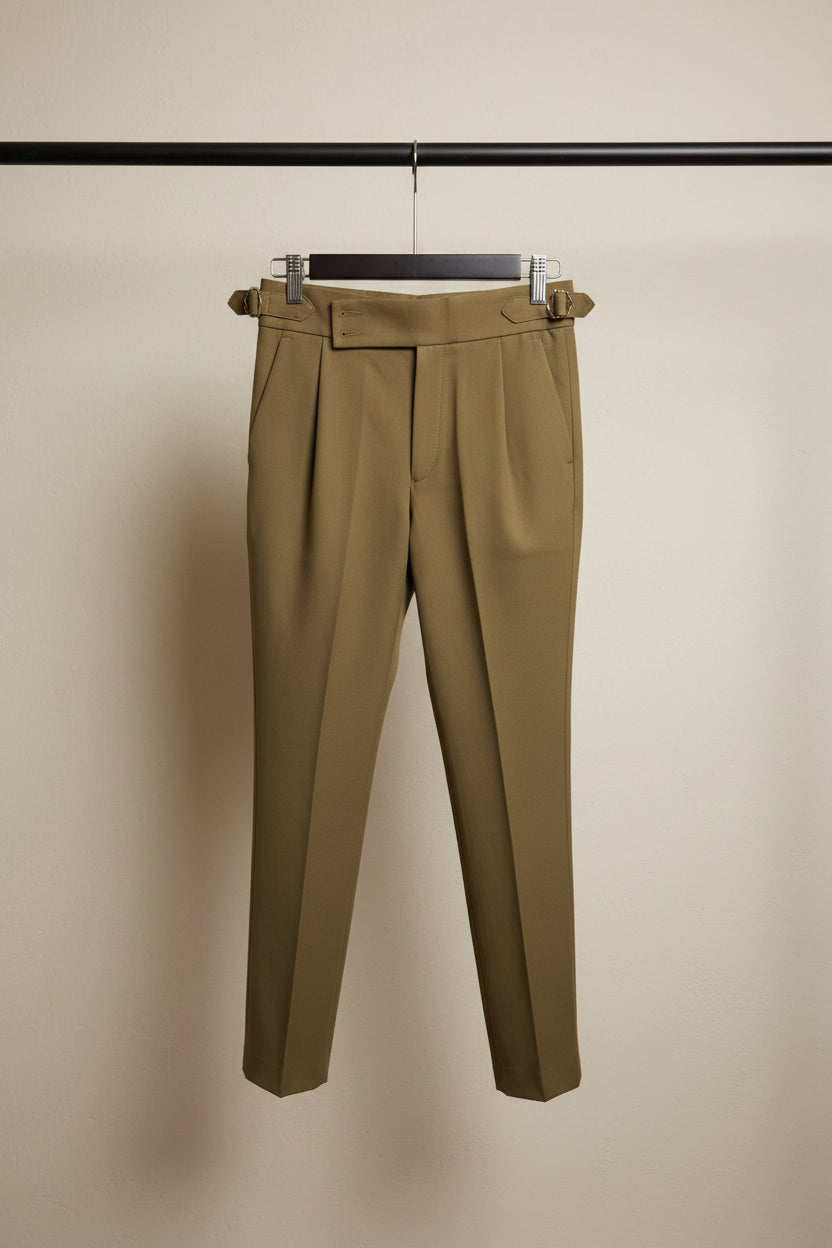 VAD-IT Lycra Skinny Fit Khaki Trousers