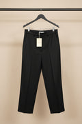 KOOLOOK Black Tailored Trousers for Women