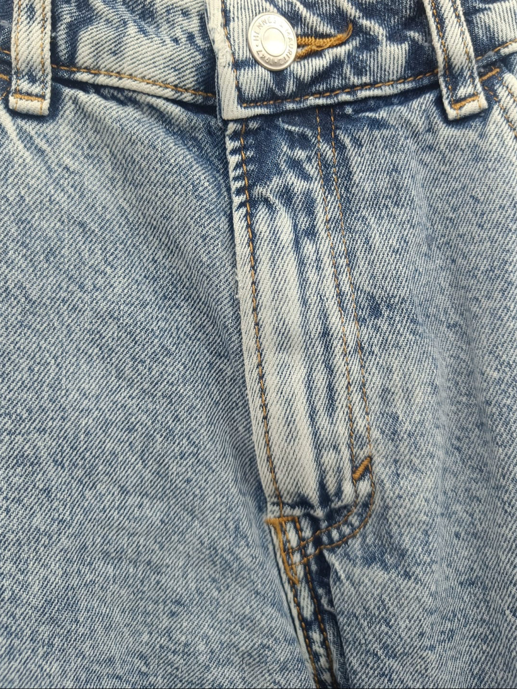 H&M Kids' Blue Acid Wash Denim Shorts