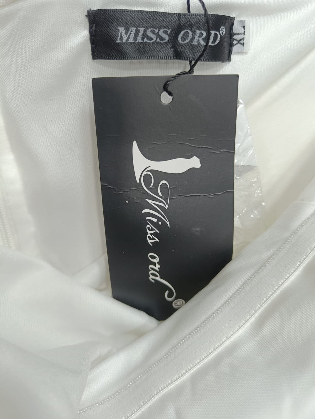 Miss Ord White One-Shoulder Ruched Maxi Dress