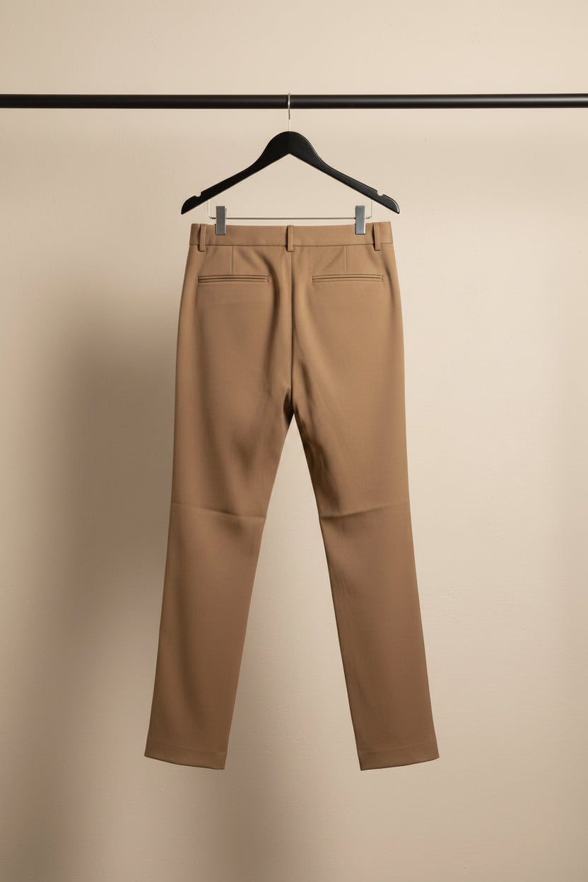 ADDA Women's Brown Tailored Fit Trousers Size 26